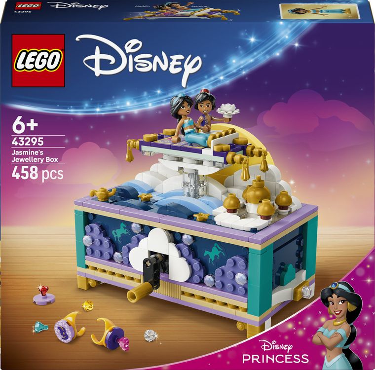 LEGO Disney Princess, Cutia cu bijuterii a lui Jasmine, 43295