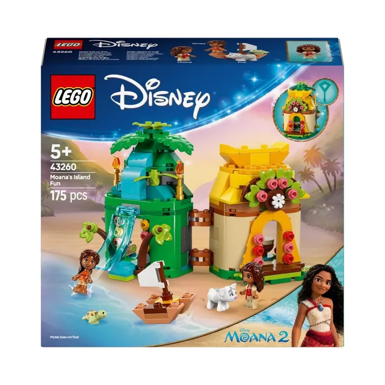 LEGO Disney Princess, Distractie pe insula Moanei, 43260
