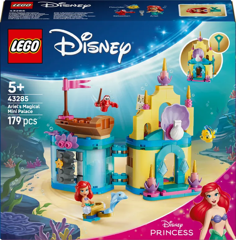 LEGO Disney Princess, Minipalatul magic al lui Ariel, 43285