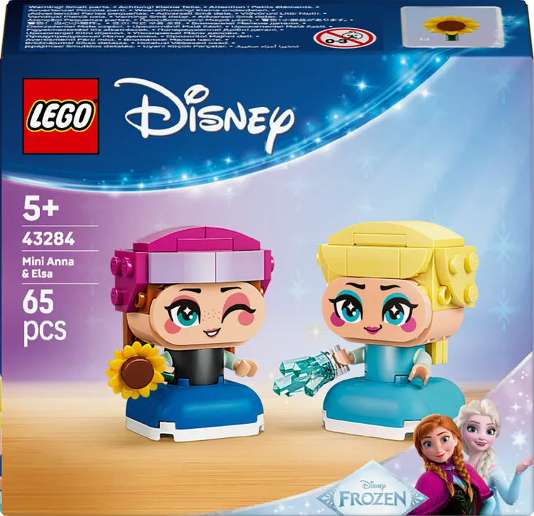 LEGO Disney Princess, Miniprintesele Anna si Elsa, 43284