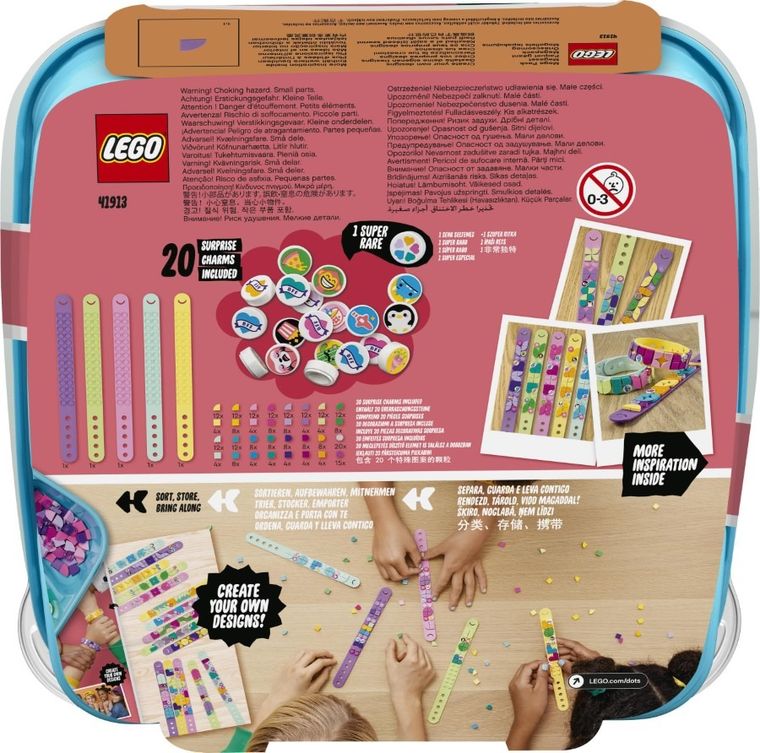 LEGO DOTS, Pachet 5 bratari BFF, 41913