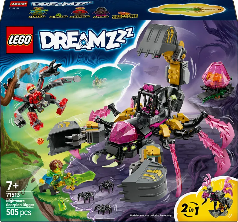 LEGO DREAMZzz, Excavator scorpion de cosmar, 71513
