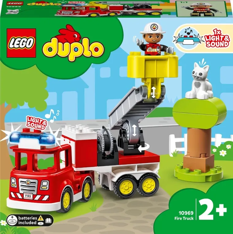 LEGO DUPLO, Camion de pompieri pentru salvare, 10969