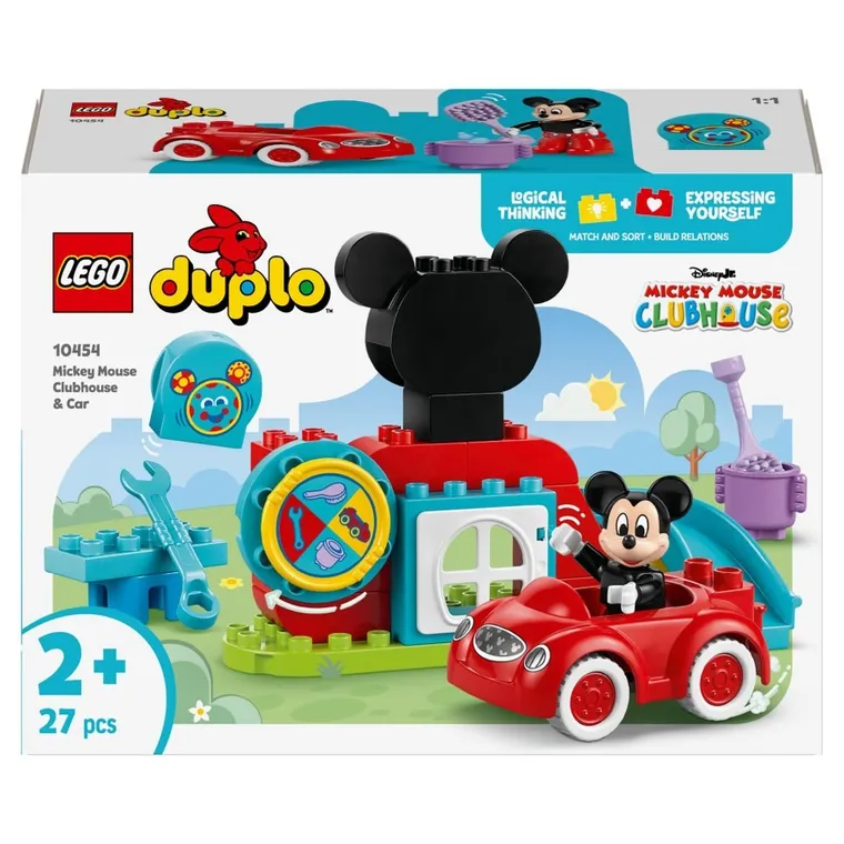 LEGO DUPLO, Clubul si masina lui Mickey Mouse, 10454