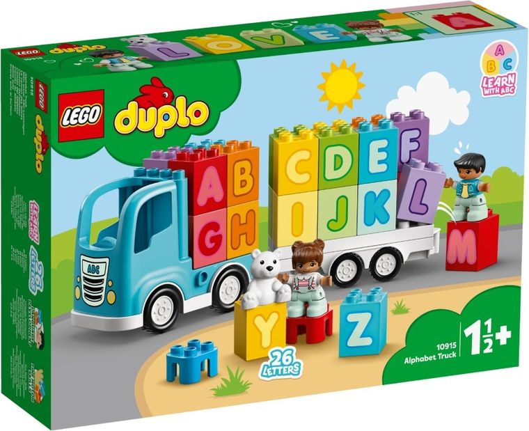 LEGO DUPLO Creative Play, Primul meu camion cu litere, 10915