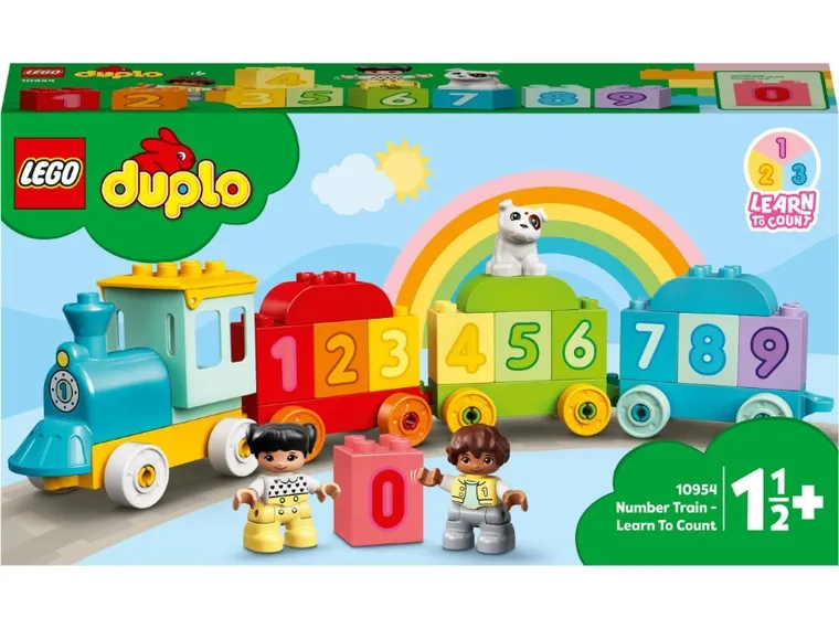 LEGO DUPLO Creative Play, Trenul cu numere - Invata sa numeri, 10954