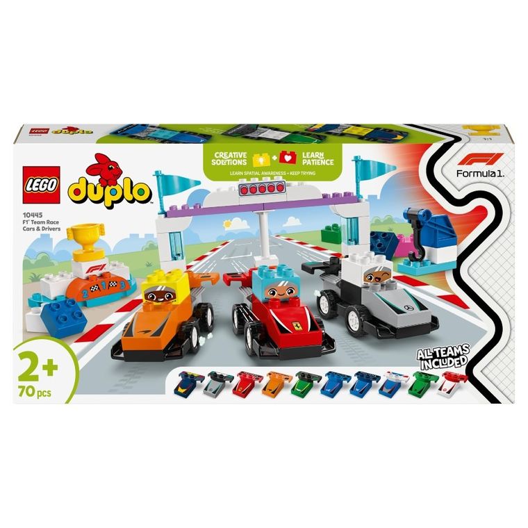 LEGO DUPLO, Echipa F1: Masini si piloti de curse, 10445