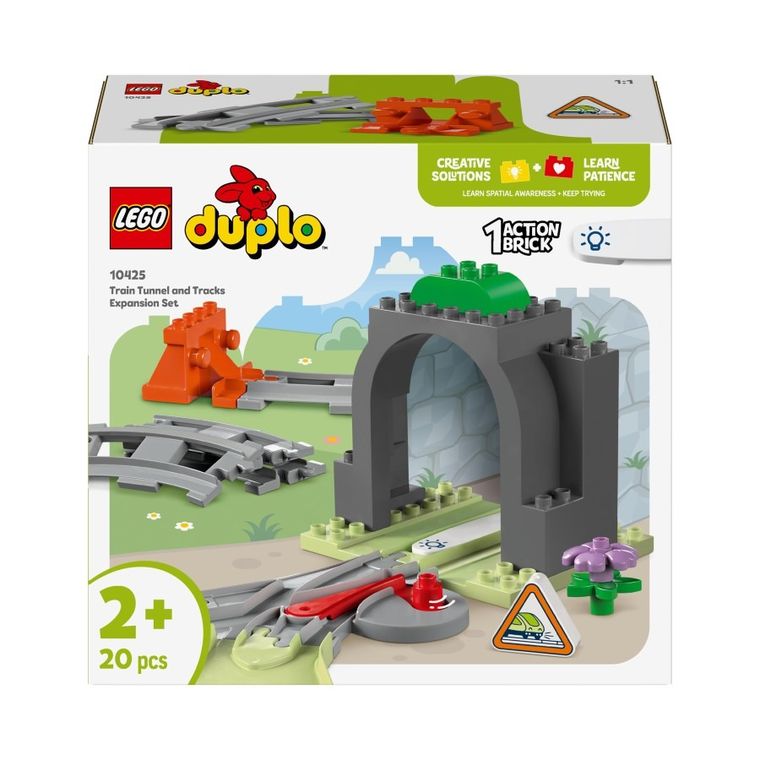 LEGO DUPLO, Set de extindere Tunel si sine de cale ferata, 10425