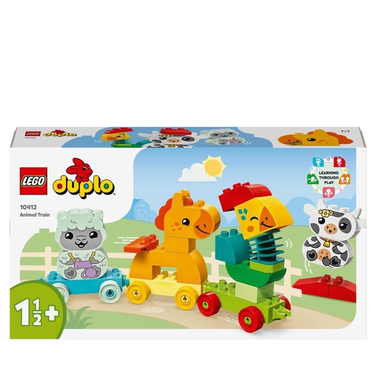 LEGO DUPLO, Tren cu animale, 10412
