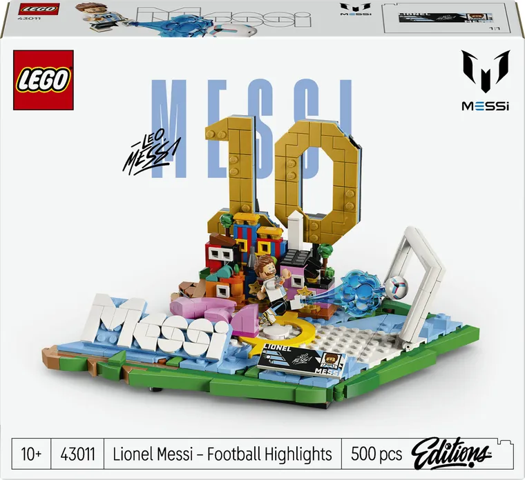 LEGO Editions Football, Lionel Messi - Momente importante din fotbal, 43011