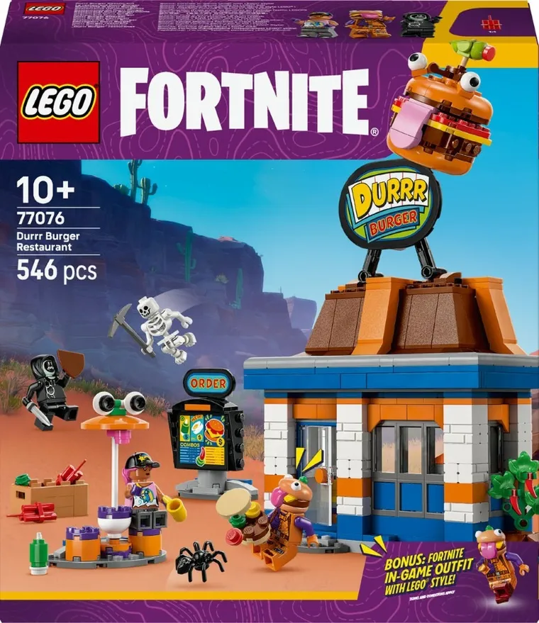LEGO Fortnite, Restaurantul Durrr Burger, 77076