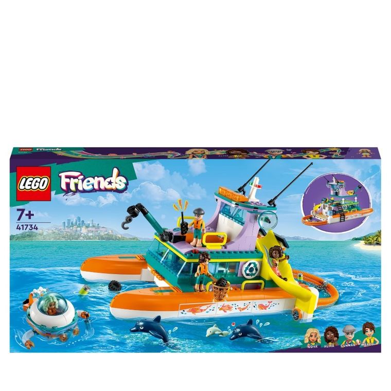 LEGO Friends, Barca de salvare pe mare, 41734