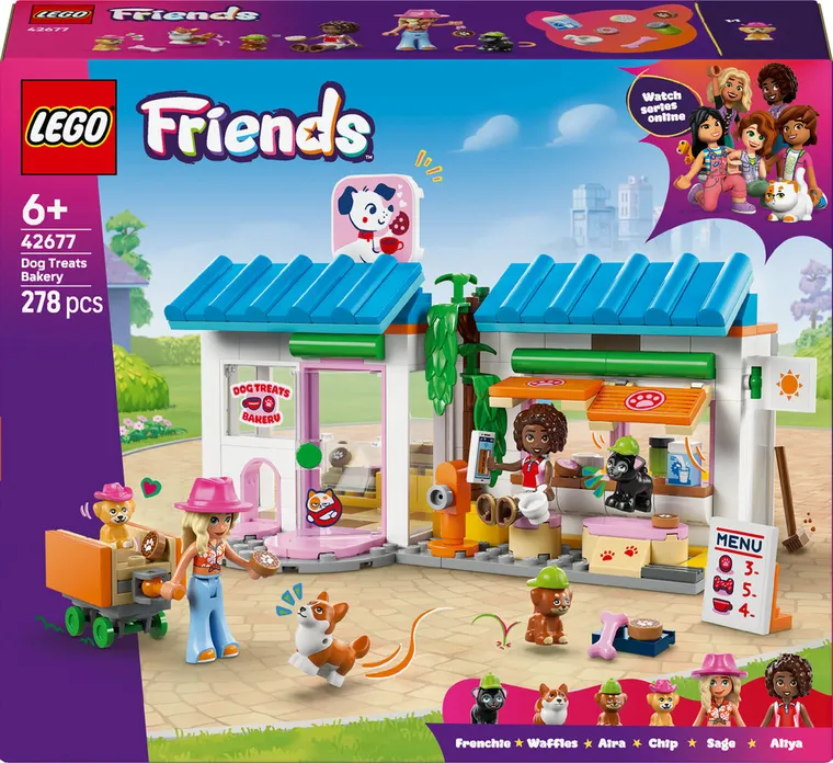 LEGO Friends, Brutarie cu bunatati pentru caini, 42677