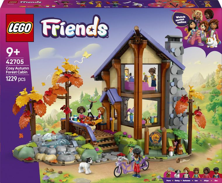 LEGO Friends, Cabana primitoare in padure toamna, 42705