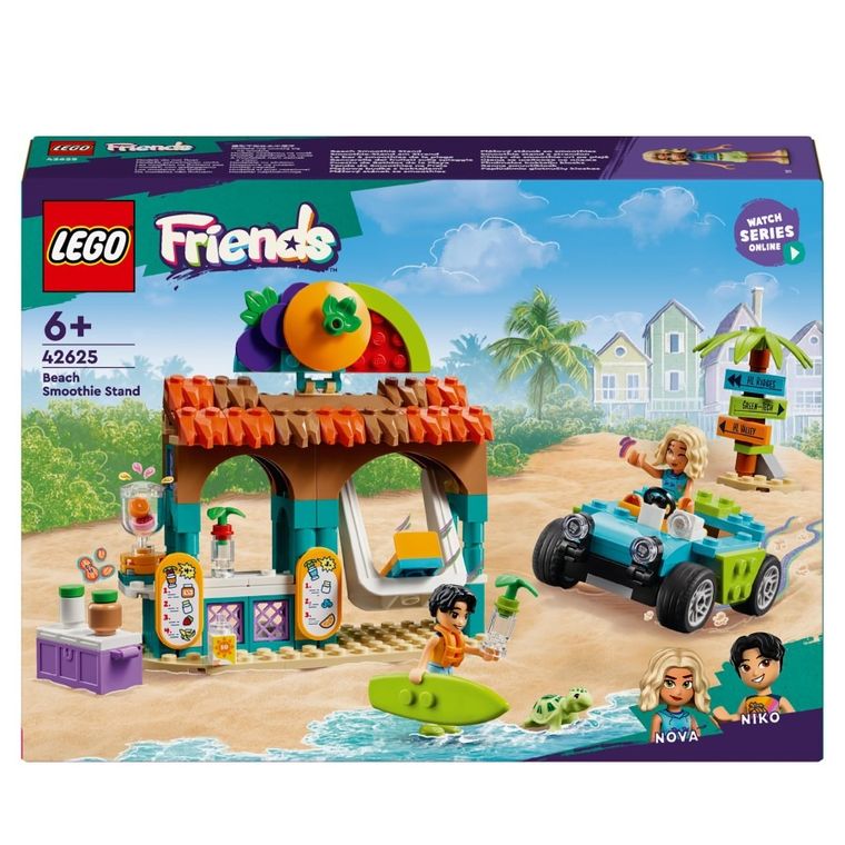 LEGO Friends, Chiosc de smoothie-uri pe plaja, 42625