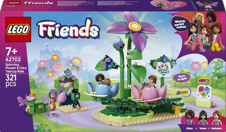 LEGO Friends, Floare rotitoare si ceasca pentru zane, 42702