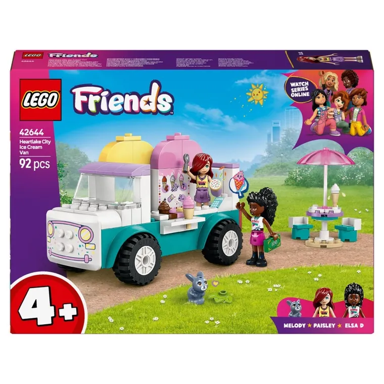 LEGO Friends, Furgoneta de inghetata in orasul Heartlake, 42644