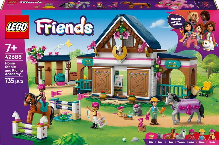 LEGO Friends, Grajd de cai si academie de echitatie, 42688