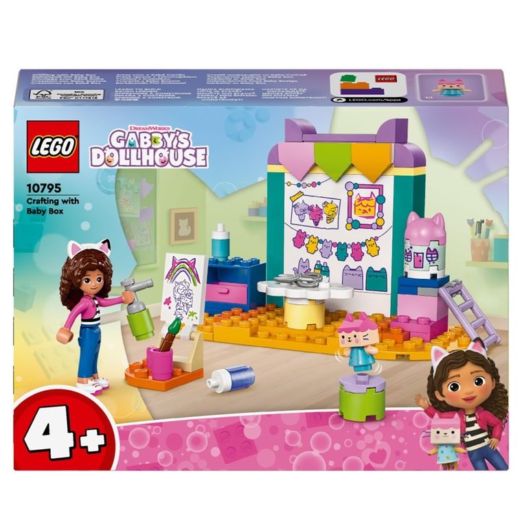 LEGO Gabby's Dollhouse, Creatii mestesugite cu Bebe Cutiuta, 10795