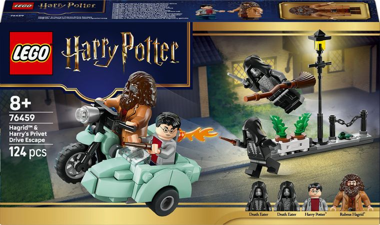 LEGO Harry Potter, Hagrid si Harry in fuga de pe Aleea Boschetelor, 76459