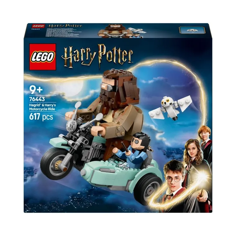 LEGO Harry Potter, Hagrid si Harry intr-o tura cu motocicleta, 76443