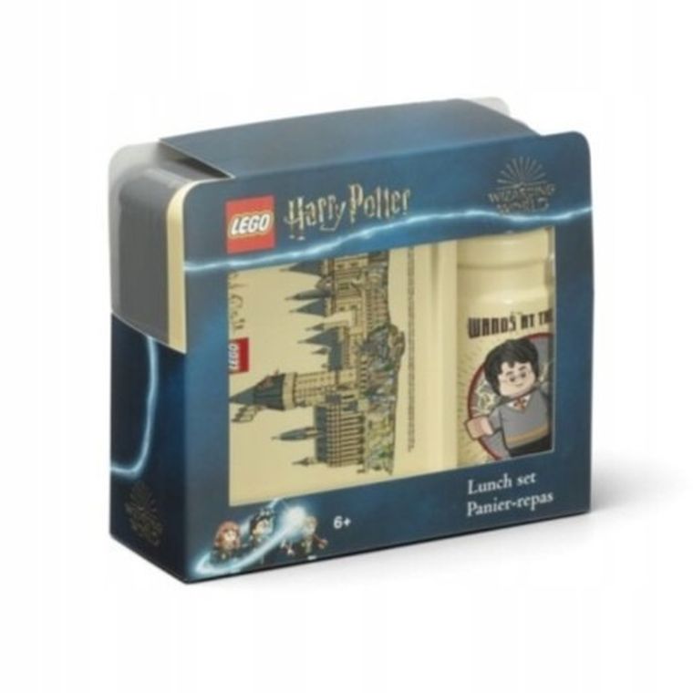 LEGO Harry Potter, Hogwarts, set: cutie pentru pranz + sticla de apa, 390 ml