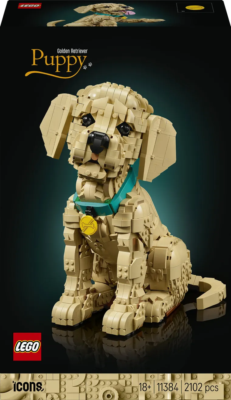 LEGO Icons, Catelus Golden Retriever, 11384