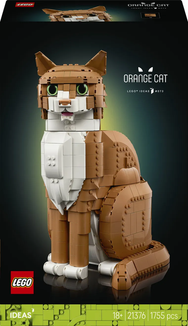 LEGO Ideas, Pisica portocalie, 21376