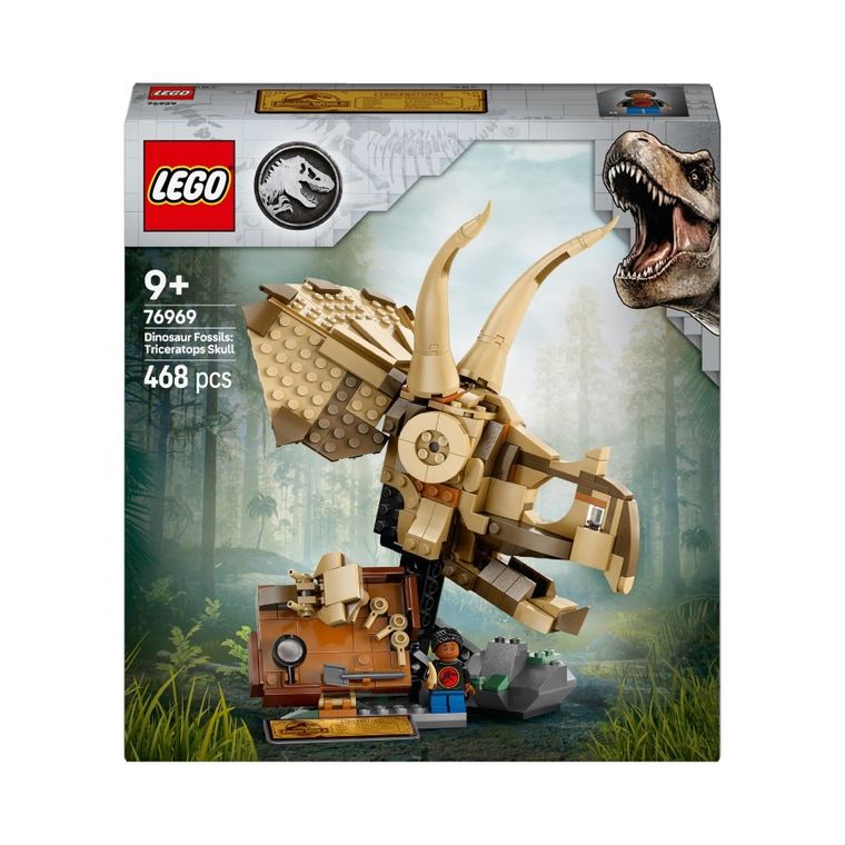 LEGO Jurassic World, Fosile de dinozaur: craniu de Triceratops, 76969