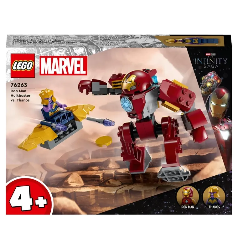 LEGO Marvel, Iron Man Hulkbuster vs Thanos, 76263