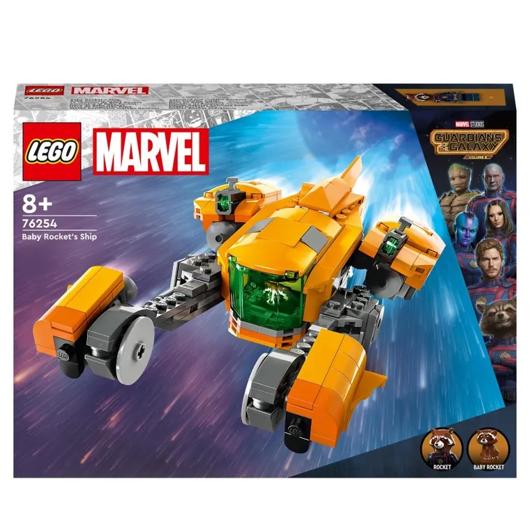 LEGO Marvel, Nava lui Baby Rocket, 76254