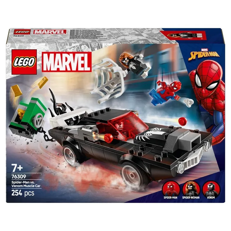 LEGO Marvel, Omul Paianjen vs. Masina fortoasa a lui Venom, 76309