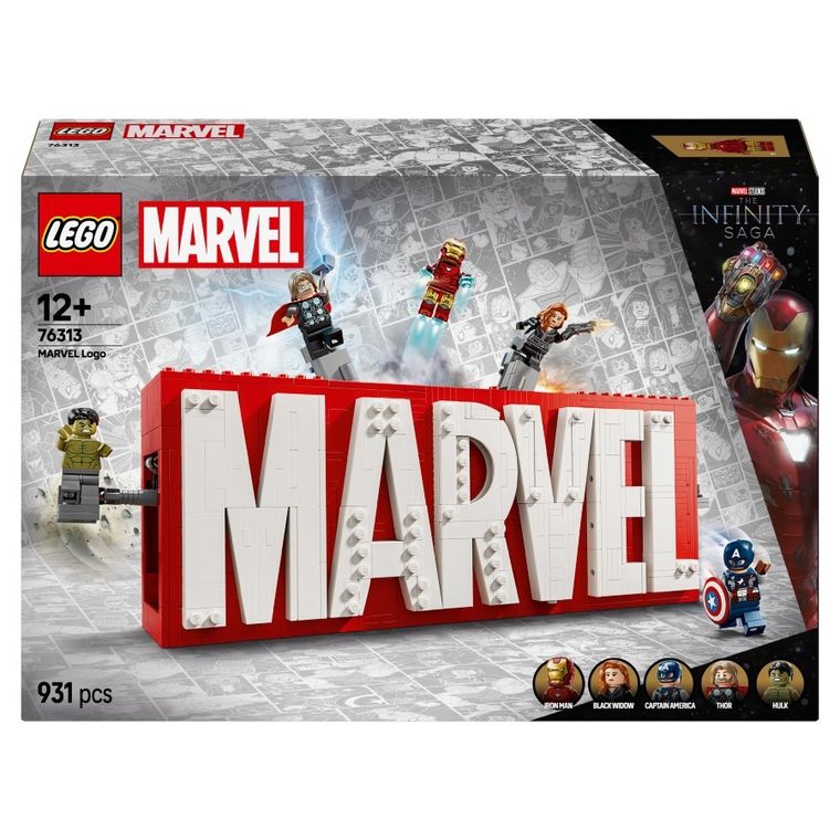 LEGO Marvel, Sigla si minifigurine MARVEL, 76313