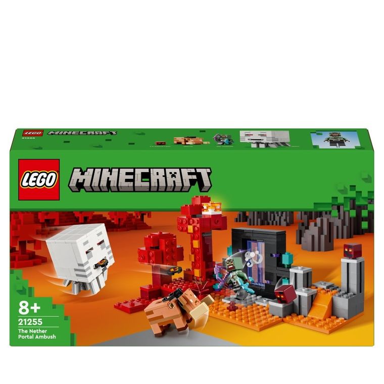 LEGO Minecraft, Ambuscada in portalul Nether, 21255 - smyk.ro