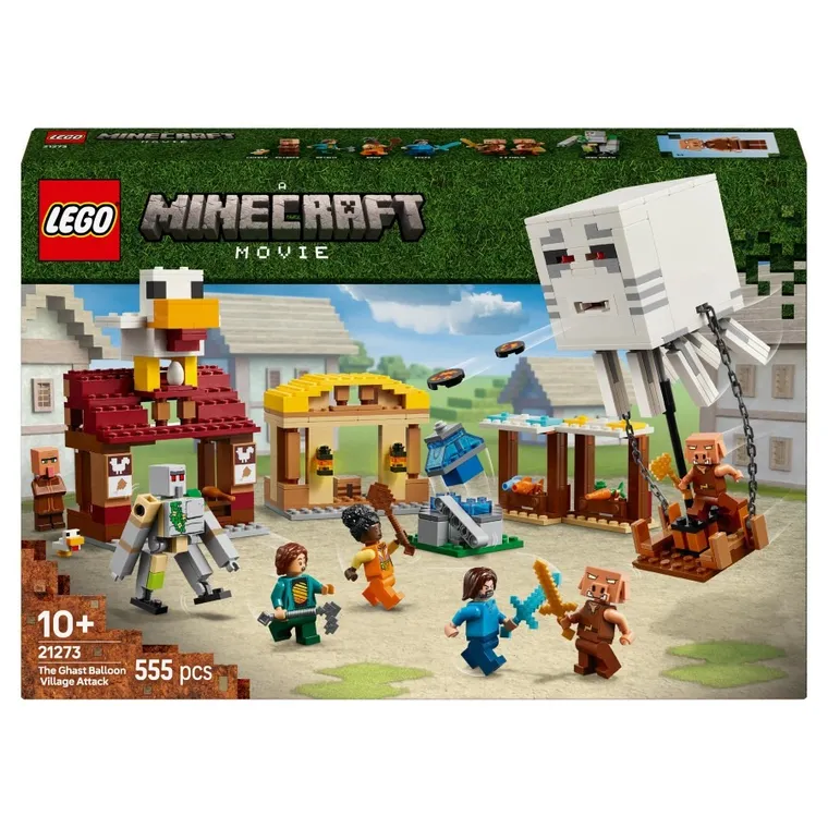 LEGO Minecraft, Atacul baloanelor Ghast asupra satului, 21273