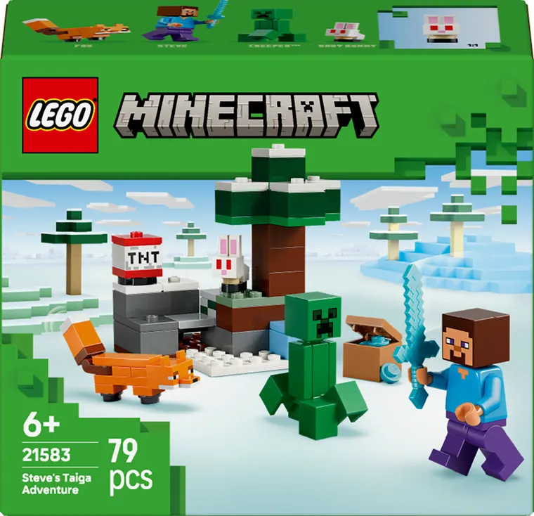 LEGO Minecraft, Aventura din Taiga a lui Steve, 21583