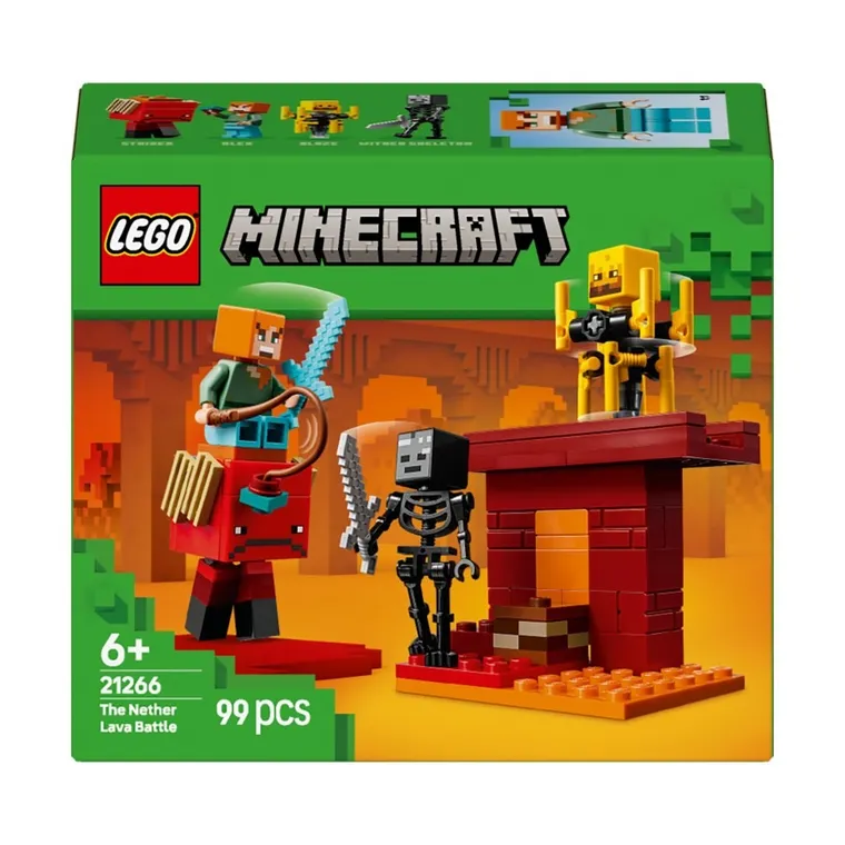 LEGO Minecraft, Batalie deasupra lavei in Nether, 21266