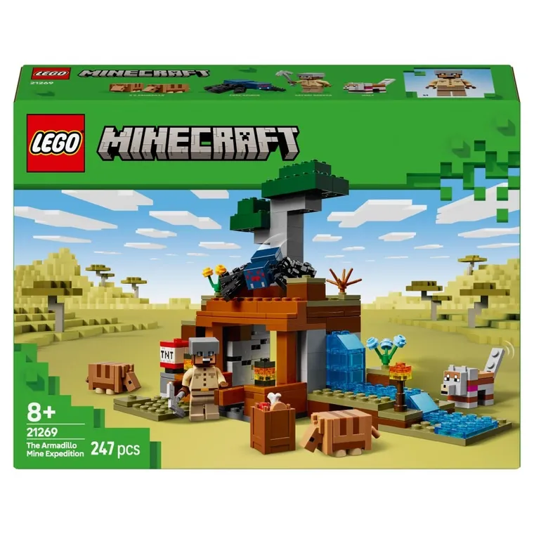 LEGO Minecraft, Expeditia de minerit cu Tatu, 21269