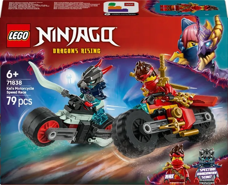 LEGO Ninjago, Cursa de viteza cu motocicleta lui Kai, 71838