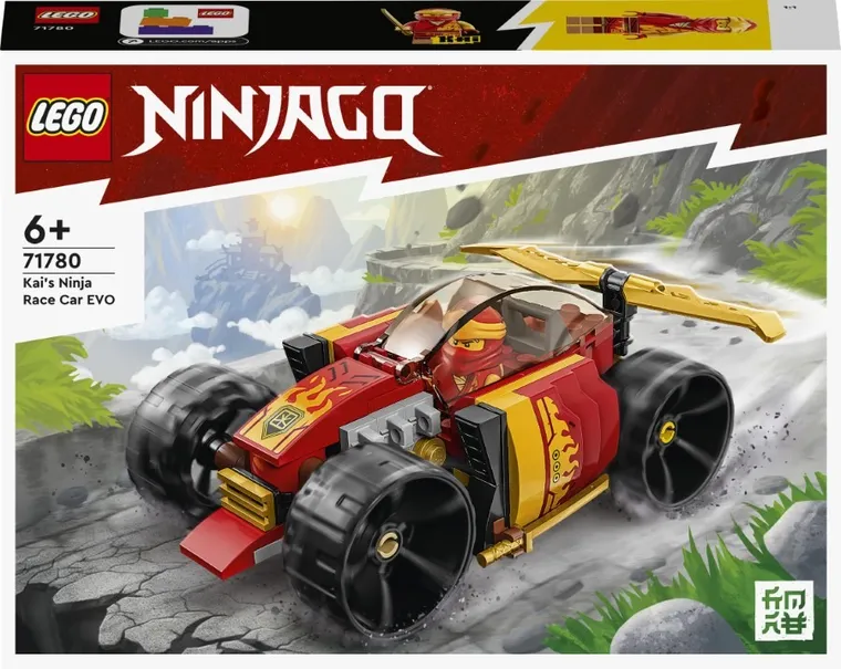 LEGO NINJAGO, Masina de curse EVO ninja a lui Kai, 71780