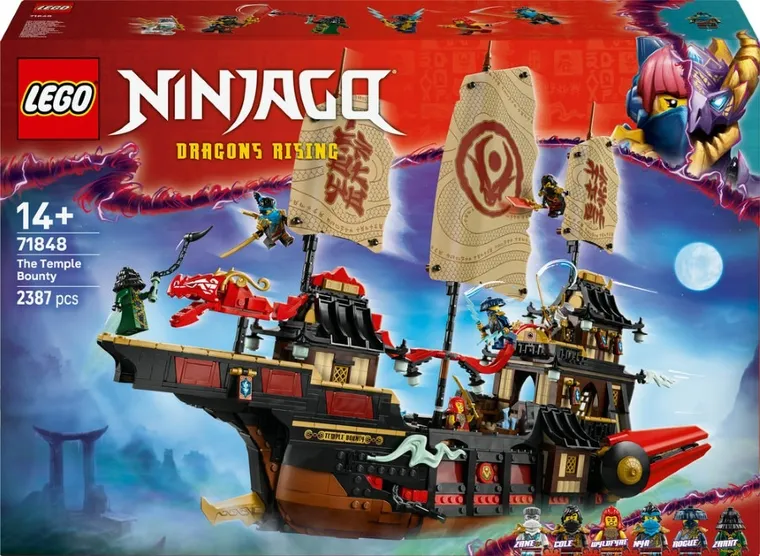 LEGO Ninjago, Nava Bounty a Templului, 71848