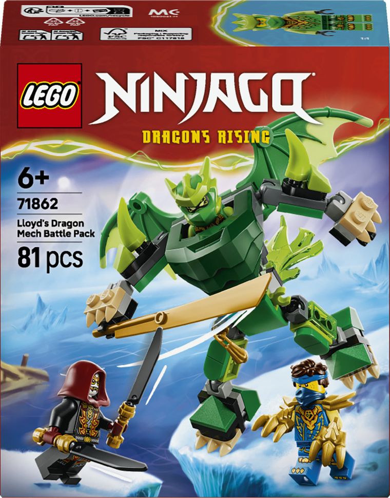 LEGO NINJAGO, Pachet de lupta cu robotul dragon al lui Lloyd, 71862