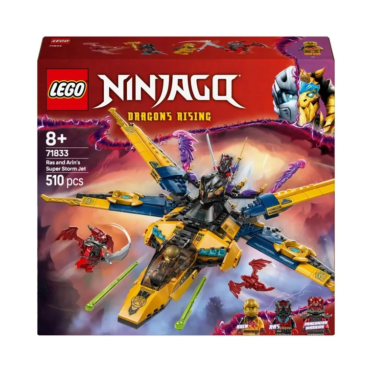 LEGO NINJAGO, Superavionul cu reactie al lui Ras si Arin, 71833
