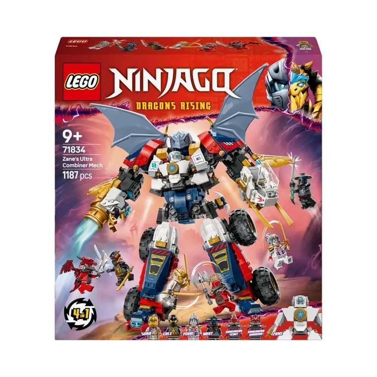LEGO NINJAGO, Ultrarobotul combinat al lui Zane, 71834