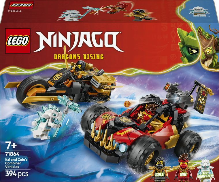 LEGO NINJAGO, Vehiculele transformabile ale lui Kai si Cole, 71864
