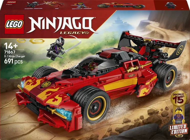 LEGO NINJAGO, X-1 Ninja Charger la a 15-a aniversare, 71867