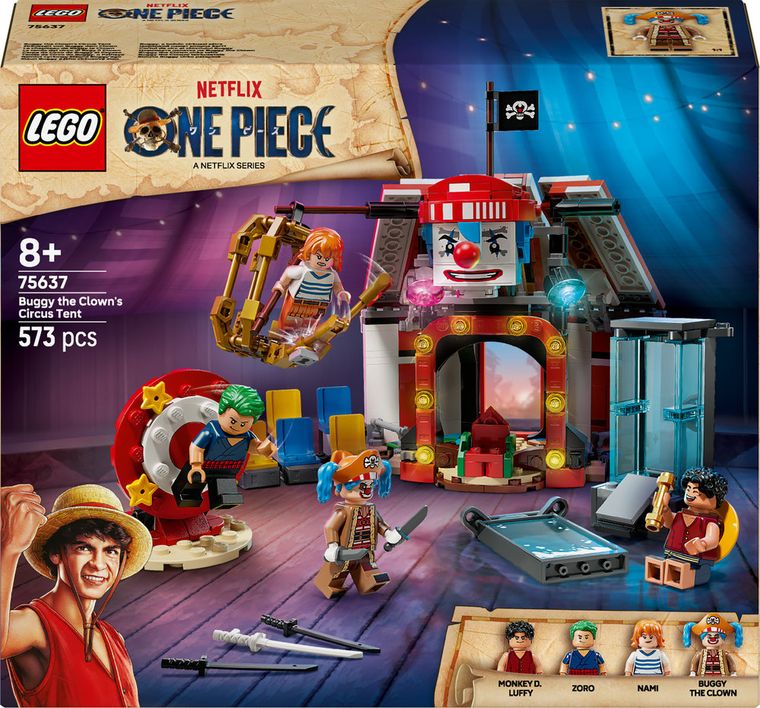LEGO ONE PIECE, Cortul de circ al clovnului Buggy, 75637