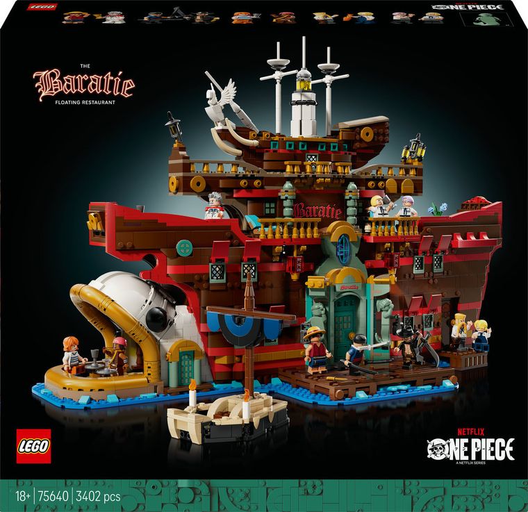LEGO ONE PIECE, Restaurantul plutitor Baratie, 75640