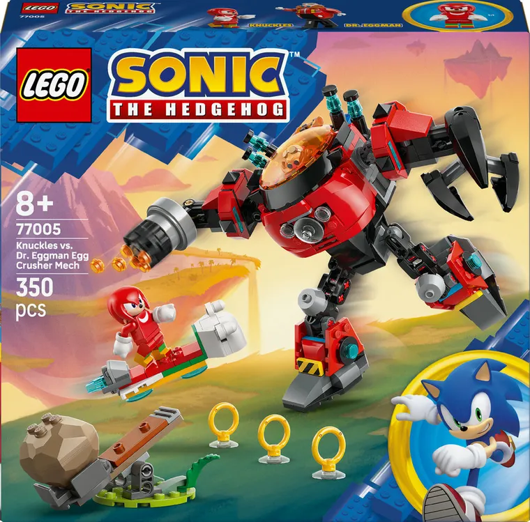LEGO Sonic, Knuckles vs. Dr. Eggman si robotul Egg Crusher, 77005