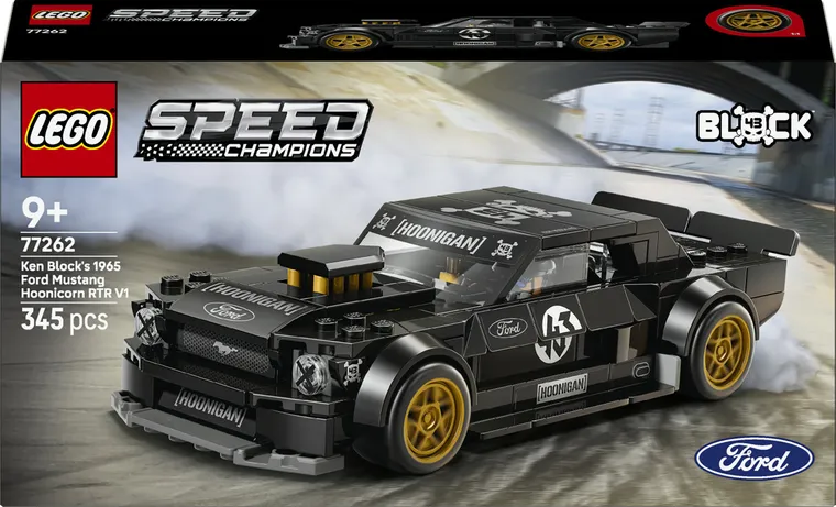 LEGO Speed Champions, 65 Ford Mustang Hoonicorn V1 al lui Ken Block, 77262